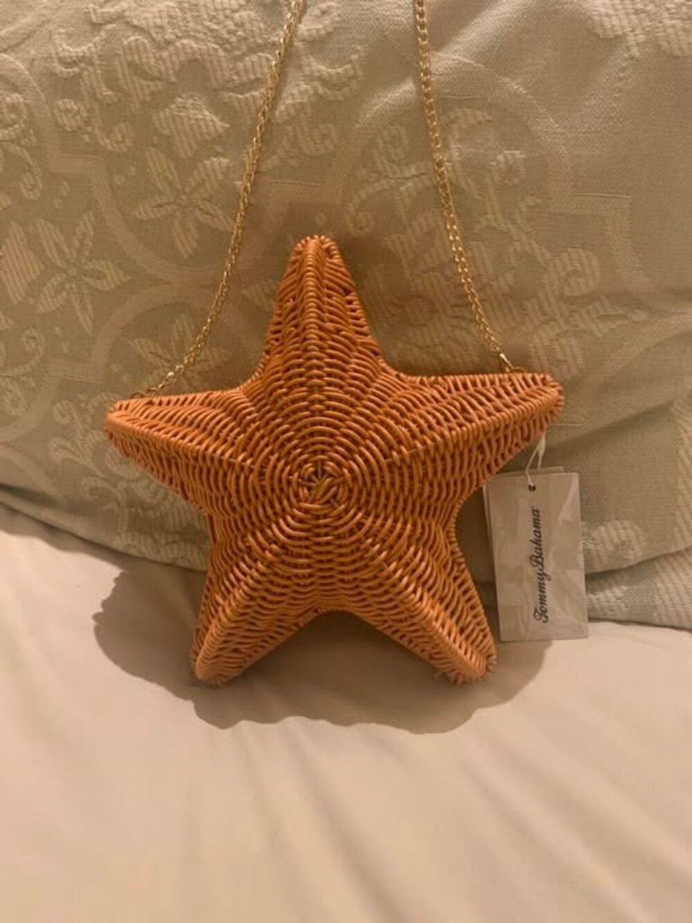 Tommy Bahama Sea Star Wicker Crossbody/Clutch NWT